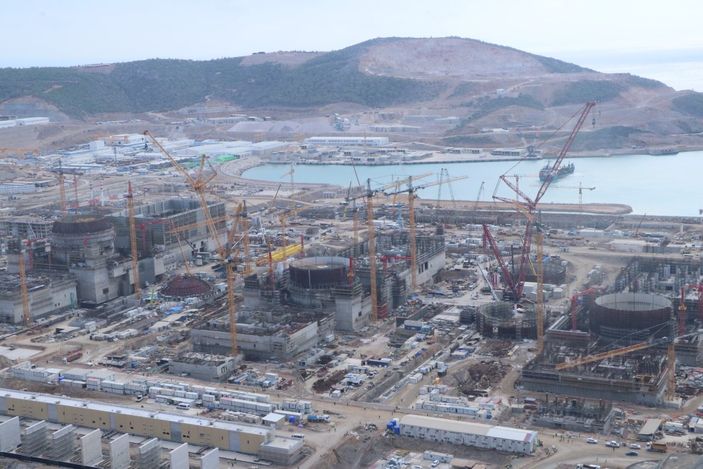 Türkiye'nin ilk nükleer güç santrali Akkuyu’da çalışmalar sürüyor