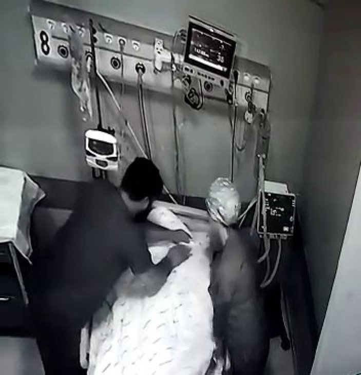 Tokat'ta bir özel hastanede hemşirelerden felçli hastaya şiddet