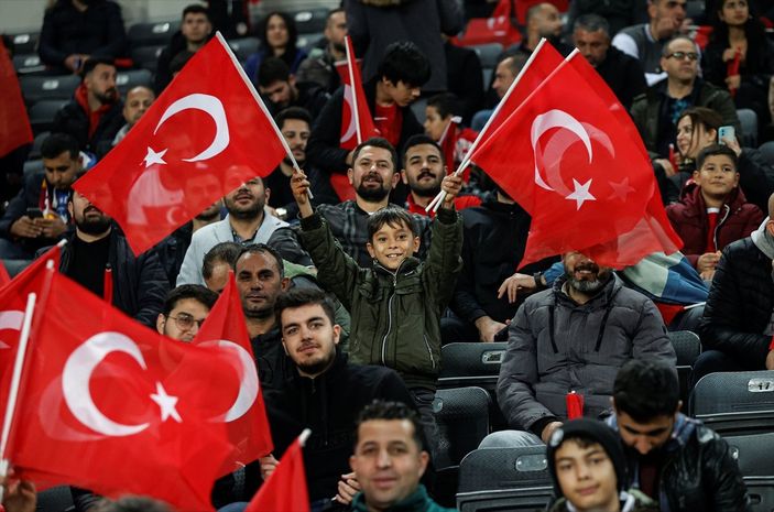 Gaziantep'te milli maç coşkusu