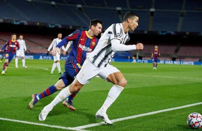 Ronaldo ve Messi'nin satrançlı fotoğrafının detayları
