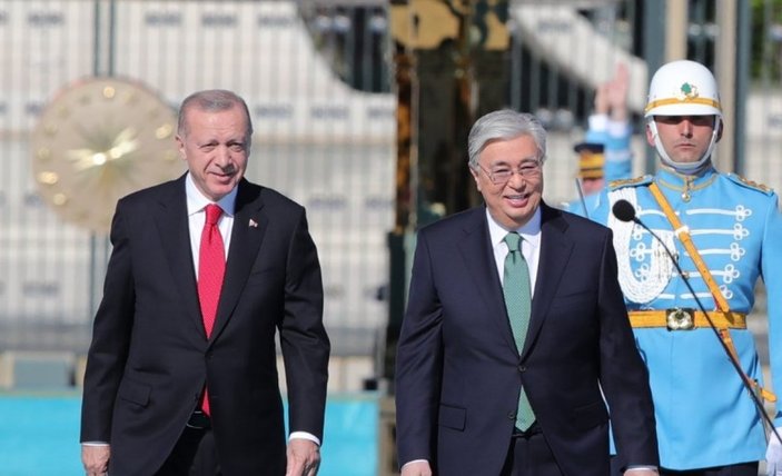 Cumhurbaşkanı Erdoğan, Kazakistan Cumhurbaşkanı Tokayev ile görüştü 