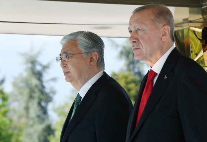 Cumhurbaşkanı Erdoğan, Kazakistan Cumhurbaşkanı Tokayev ile görüştü 