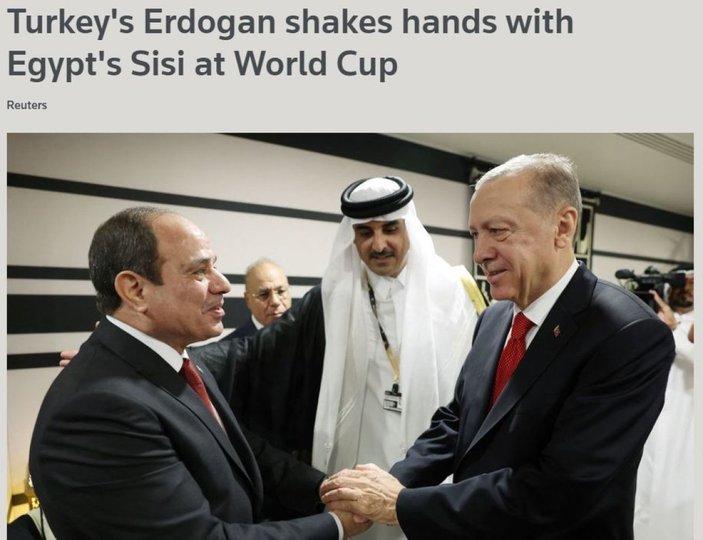 Cumhurbaşkanı Erdoğan - Sisi görüşmesi dünya basınında