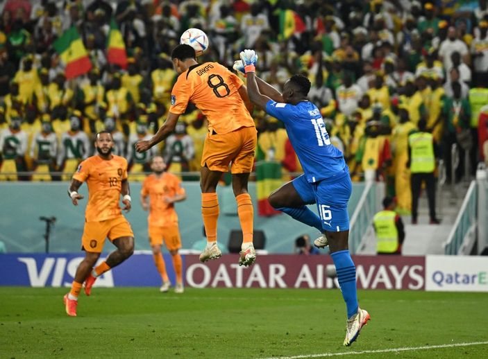 Hollanda, Senegal'i iki golle geçti