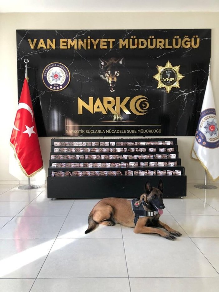 Van’da, 32 kilogram uyuşturucu ele geçirildi 