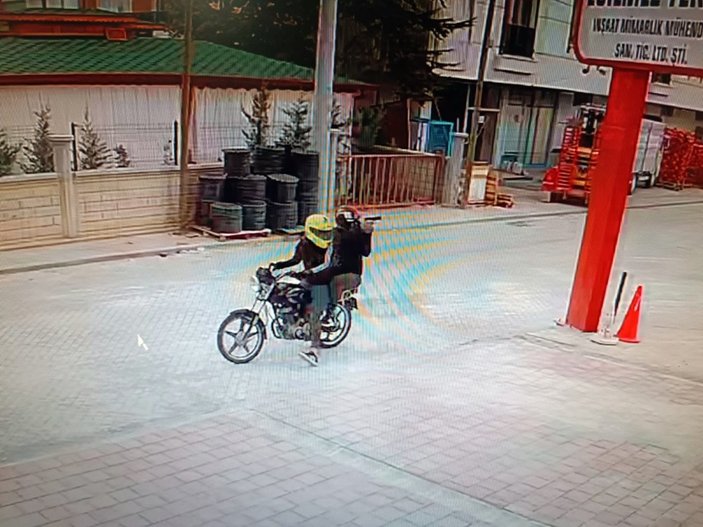 Karaman'da, motosiklet üzerinden işlenen cinayet anları kamerada