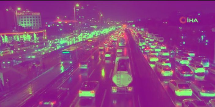 İstanbul’da trafik yoğunluğu yüzde 90'a ulaştı