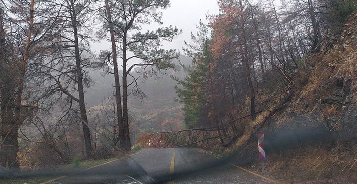 Muğla'da beklenen sağanak yağış etkisini gösterdi