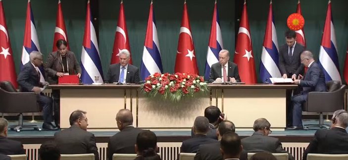 Türkiye ile Küba arasında 6 anlaşma imzalandı