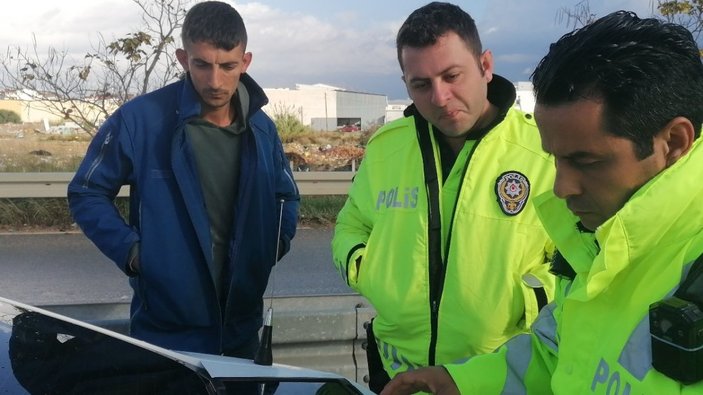 Antalya'da uygulamaya takılıp ceza yiyen adam: Tek suçlu cam filmi 