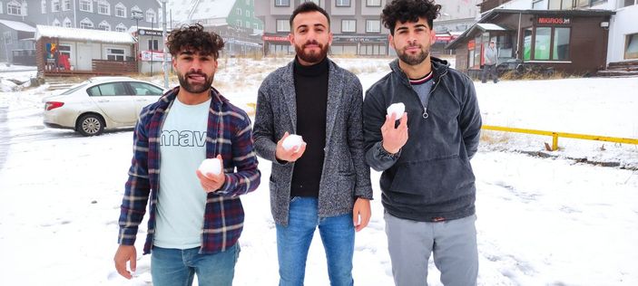 Uludağ beyaz gelinliğini giydi