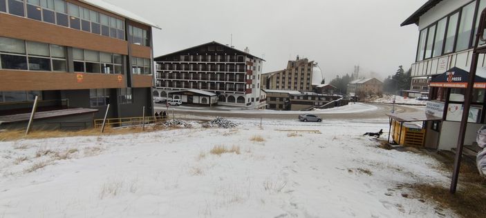Uludağ beyaz gelinliğini giydi