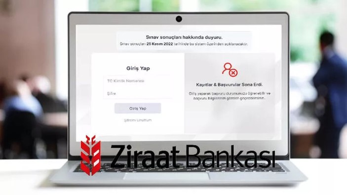 Ziraat Bankası sınav sonuçları açıklandı mı, ne zaman açıklanacak? Sınav sonuç ekranı!