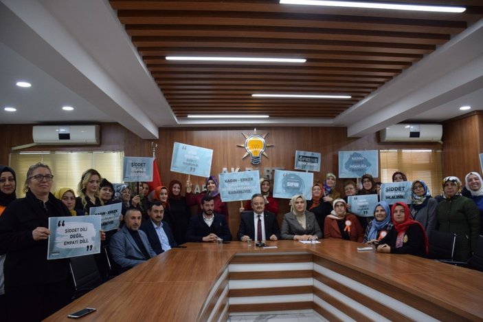 AK Partili Saime Öksüzoğlu, kadına şiddet konusunu ele aldı