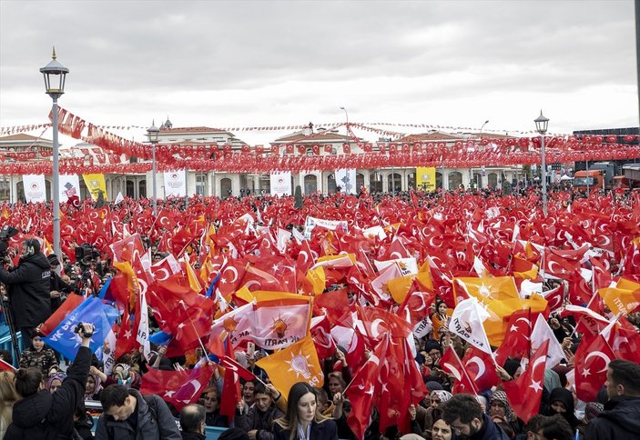 Cumhurbaşkanı Erdoğan'ın Konya'daki mitinginde yoğunluk
