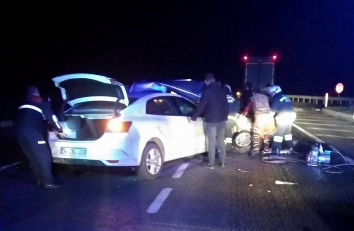 Samsun'da feci kaza: 2 ölü, 5 yaralı