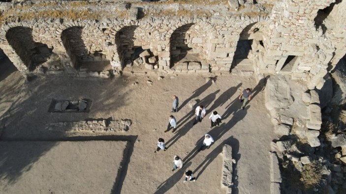 Herakleia Antik Kenti'nde  Menteşe Beyliği dönemi yapıları ortaya çıktı