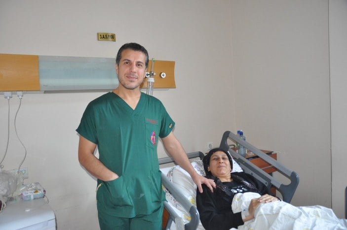 Norveç'te yapılamayan ameliyatı Diyarbakır'da olan kadın, sağlığına kavuştu