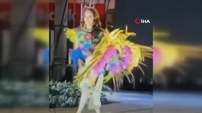 Meksika'da güzellik yarışmasında yarışmacıyı elektrik çarptı