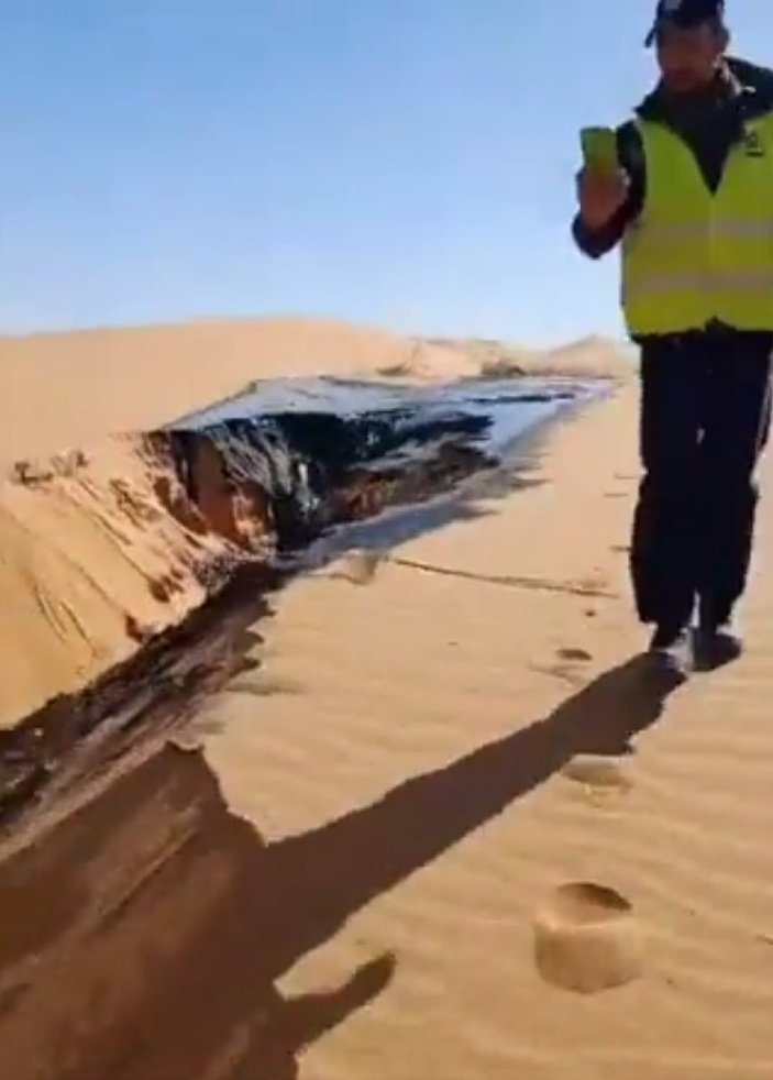 Cezayir'de çölde su arayan grup petrol buldu