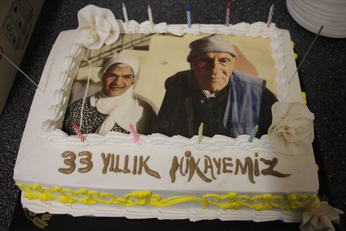 Kilis'te yaşlı çiftin resmi nikahları 33 yıl sonra kıyıldı