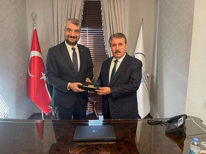 Mustafa Destici, Türk Dünyası Parlamenterler Birliği Vakfı'nı ziyaret etti