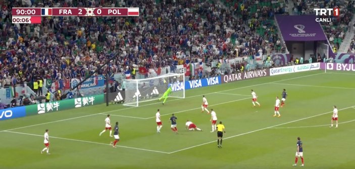 Mbappe'den Polonya'ya müthiş gol