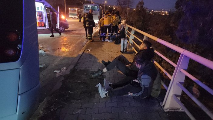 Karabük'te minibüs ile otobüs çarpıştı: 14 yaralı 
