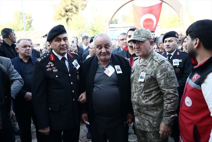 Pençe şehidi Binbaşı Mehmet Duman'a veda