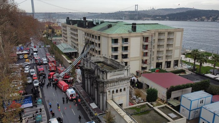 Beşiktaş Kaymakamı Çırağan Sarayı'ndaki yangın hakkında konuştu