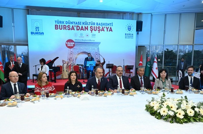 Türk kültür sancağı Bursa'dan Şuşa'ya geçti