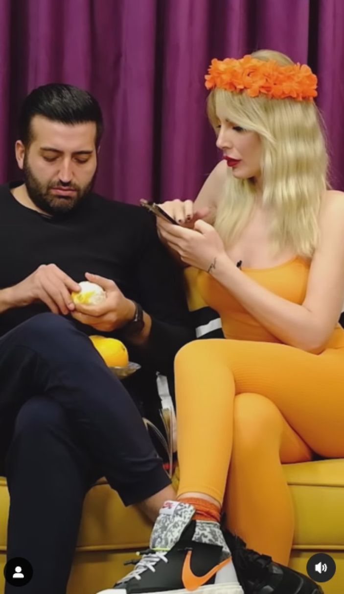 Hande Sarıoğlu vücudunu saran taytıyla çok kıvrak! Ertan Süzgün'e yorum yağdı: