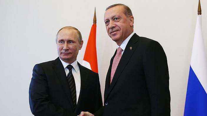 Cumhurbaşkanı Erdoğan, Vladimir Putin ile görüştü