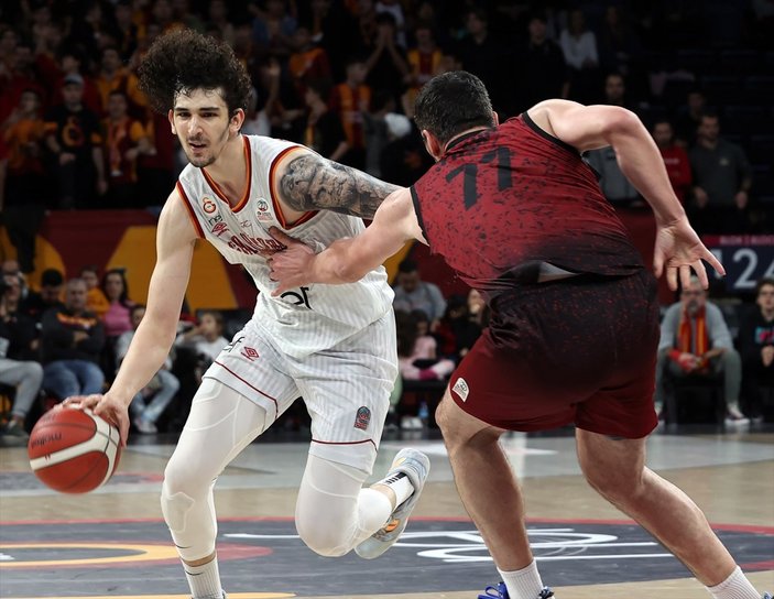 Galatasaray, Gaziantep Basketbol'u mağlup etti