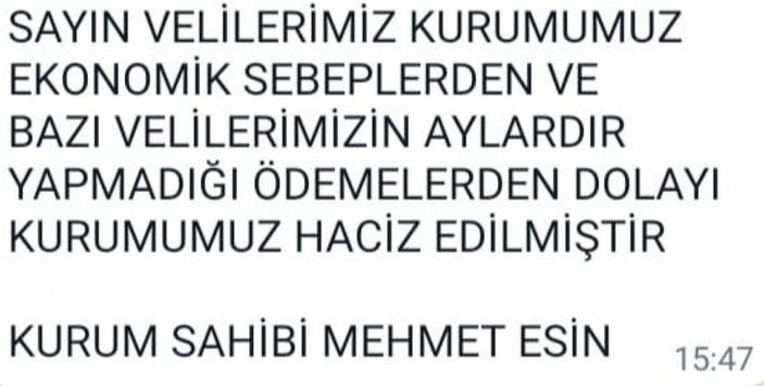 Ataşehir'de kurs 'haczedildik' mesajı atıp kepenk indirdi, öğrenciler ortada kaldı