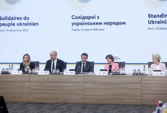 Ukrayna'ya destek konferansında 1 milyar euro toplandı