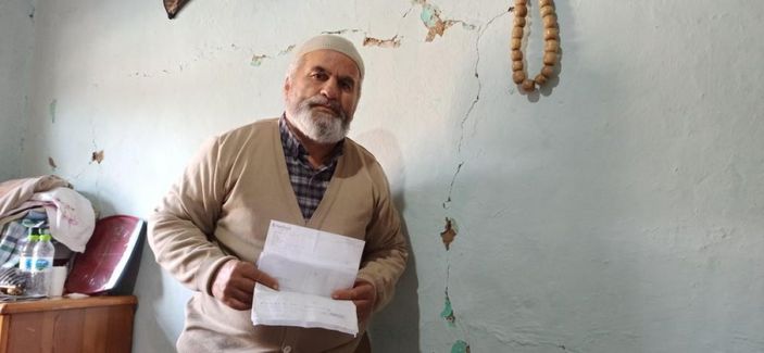 Düzceli depremzede eski evi için yatırılan parayı iade etti