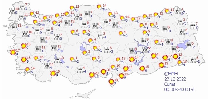 Türkiye, Karadeniz'den gelen soğuk havanın etkisine girecek 