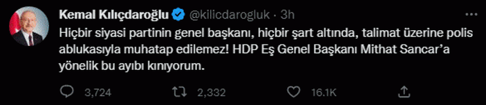Altılı masa liderlerinden HDP'ye destek  