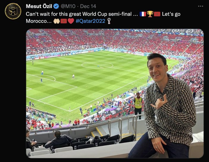 Mesut Özil'den Benzema göndermesi