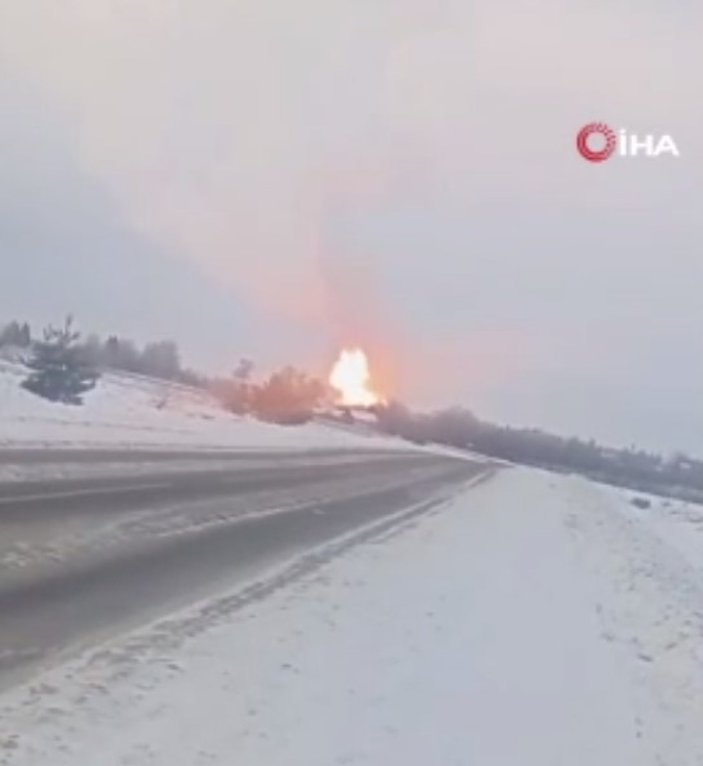 Rusya'da doğalgaz boru hattında patlama: 3 ölü
