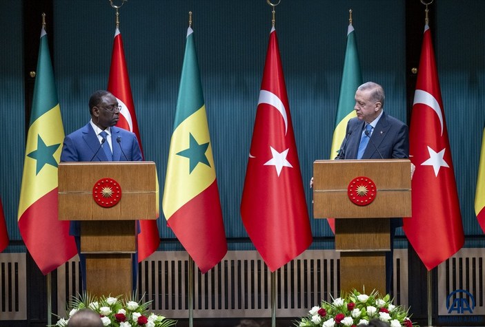 Cumhurbaşkanı Erdoğan'dan Senegalli mevkidaşıyla ortak açıklama