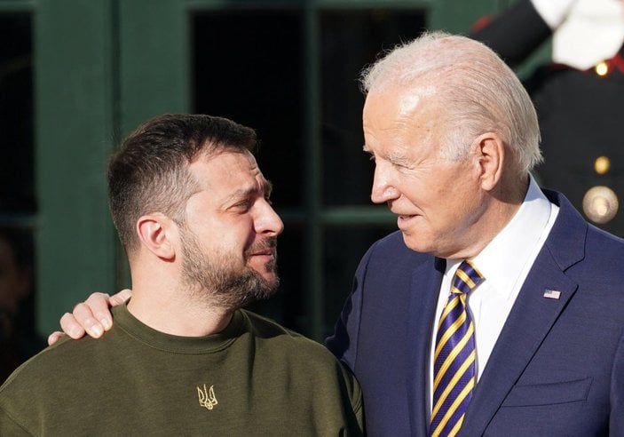 Ukrayna Devlet Başkanı Zelensky, ABD Başkanı Biden ile buluştu