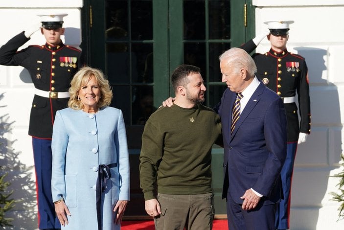 Ukrayna Devlet Başkanı Zelensky, ABD Başkanı Biden ile buluştu