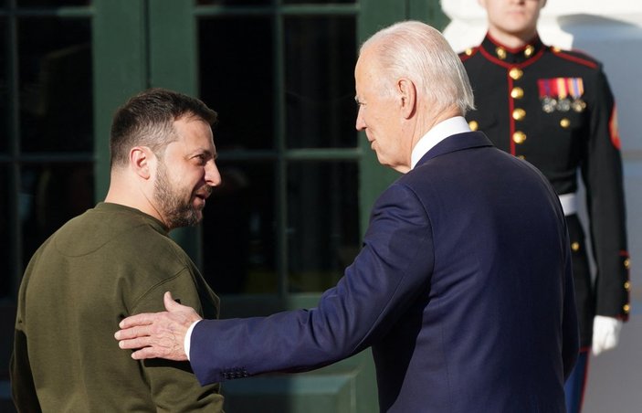 Ukrayna Devlet Başkanı Zelensky, ABD Başkanı Biden ile buluştu