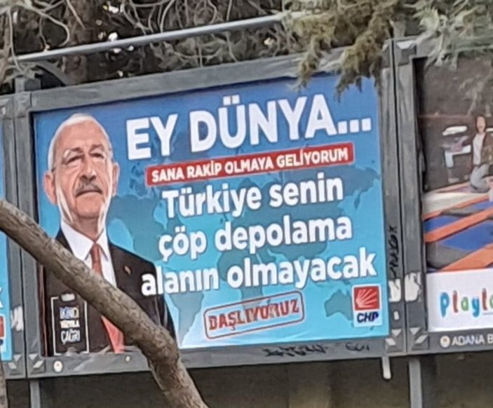 Kemal Kılıçdaroğlu, afişe çıktı