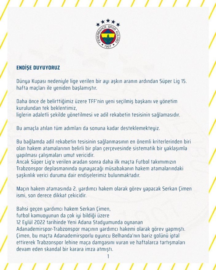 Trabzonspor Kulübü Asbaşkanı'ndan Fenerbahçe'ye cevap