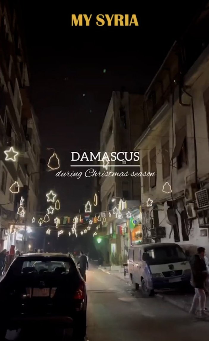 Suriye'de Noel kutlamaları başladı