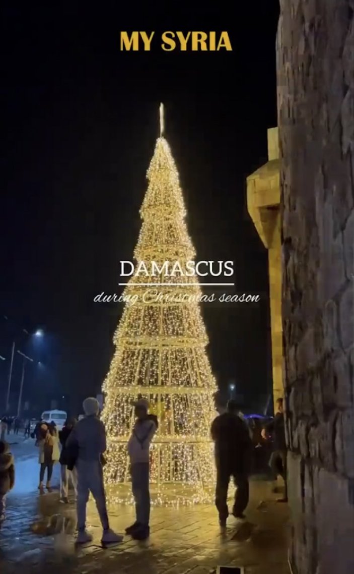 Suriye'de Noel kutlamaları başladı