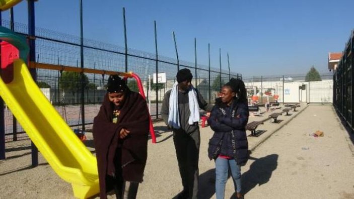 Aydın'da hamile eşi ölüme itilen göçmen gözyaşlarını tutamadı